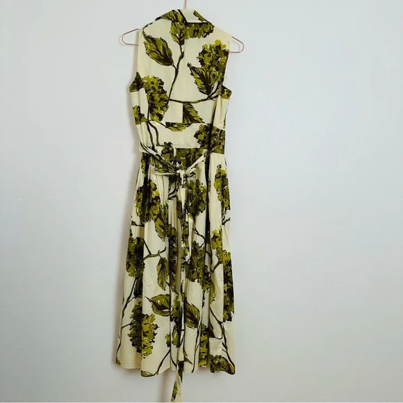 Jones Wear Floral Printed Midi Dress Fit and Flare Wrap Pleated - Picture 12 of 13